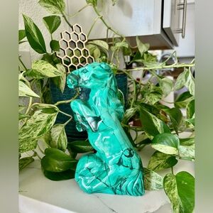 Malachite Horse from Congo
